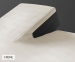 2-Pack Split Topper Hoeslakens-180 x 200 cm-Crème