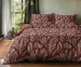 Zydante Swisstech Dekbedovertrek - Burgundy leafs - 240 x 200/220 | lits-jumeaux