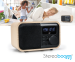Stereoboomm Wood-Box Muziekspeler - Met Ingebouwde Accu En Bluetooth!