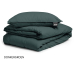 Dreamhouse Luxe Stonewashed Katoenen Dekbedovertrek-Donkergroen-200 x 200/220 | 2-persoons