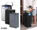 Stalen Sensor Prullenbak Swing 60L - Contactloos Openen En Sluiten!