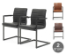 2-Pack Industriële Swinger Stoelen - Keuze Uit 3 Kleuren!