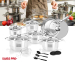 Swiss Pro 18-Delige Pannenset - Complete Set Voor Baken, Braden & Frituren!