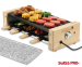 Raclette Grill Voor 8 Personen - Inclusief Anti-Aanbak En Steengrill!