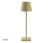 Tafellamp Draadloos Aluminium-Goud-Smart (met App en RGB kleuren)