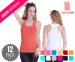 12-Pack Gekleurde Uniquely Zero Tank Tops - Lekker Voor Aankomende Zomer!