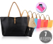 Zomerse Designtas Met Bijpassende Portemonnee - Keuze Uit 7 Kleuren!