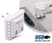 Technosmart Wandlader Met 2 USB Poorten En LED Verlichting!