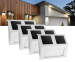 4-Pack Solar LED Buitenlampen - Met Zonnepaneel & Nachtsensor!