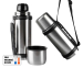 Thermoskan 1 Liter Met Drinkbekerdop - Houdt Dranken 12 Uur Warm Of Koud!