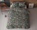 Sleeptime Dekbedovertrek - Triple Flower Groen - 140 x 200/220 | 1-persoons