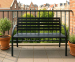 Tuinbank Hout En Staal Deluxe - Ideaal Voor Tuin En Balkon!