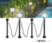 Solar Tuinverlichting Met Ketting - Totale Lengte Van 3 Meter!