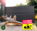 Uittrekbaar Privacy- En Windscherm - Ongestoord Zonnen En Barbecueën!