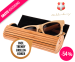 Unieke Bilderberg Unisex Bamboo Zonnebril