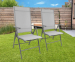 Luxe Verstelbare Aluminium Tuinstoelen - Vandaag 1+1 GRATIS!
