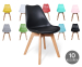 Moderne Viktor Eetkamerstoelen - Keuze Uit 10 Verschillende Kleuren!
