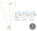 Set Van Drie Vergulde Vivaldi Kettingen - In Mooie Geschenkdoosjes!