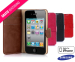 Luxe Leren iPhone Of Samsung Galaxy Wallet Case - Verkrijgbaar In 5 Verschillende Kleuren!