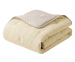 Dekbed Zonder Overtrek Corduroy Wasbaar - Crème / Taupe / 200 x 200 cm