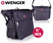 Wenger SwissGear Luxe Schoudertas - Met Gewatteerd 15” Laptop Vak!