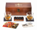Klassieke Whiskeyset Met Herbruikbare IJsklontjes - In Houten Geschenkkist!
