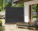 Luxe Uitschuifbaar Windscherm Zwart - Minder Wind En Meer Privacy!