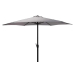 XL Staande Parasol Lichtgrijs - Met Handige Zwengel!