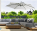 Luxe XXL Zweefparasol 3 Meter Wit - Inclusief GRATIS Beschermhoes!