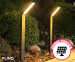 2-Pack Solar Tuinlampen Aluminium  - Met Drie Lichtmodi!