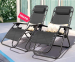 Zero Gravity Loungestoelen 1+1 GRATIS - Met Zit- En Ligstand!