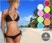 Zondoorlatende Bikini Voor Een Egale Kleur - Keuze Uit 9 Kleuren!