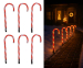 Kerstverlichting Zuurstokken 6-Delig - Sfeervolle Verlichting Voor Binnen En Buiten!