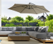Luxe XXL Zweefparasol 3 Meter - Inclusief Hoes!-Taupe