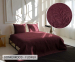 Zydante Home Bedsprei 220x240 cm-Donkerrood-Flowers