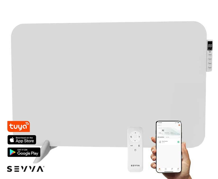 SEVVA? Slimme Infrarood Paneelverwarming 450W Wit