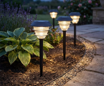 4-PACK Solar LED Grondlampen met Spies