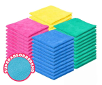 50-Pack Microvezeldoekjes - Ultieme Reiniging Zonder Strepen!