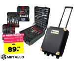 599-Delige Gereedschapstrolley Metallo Gold - Met Ringratel Sleutelset En Meer!