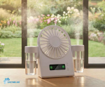 Tafelventilator met Nevel en USB-Oplaadfunctie