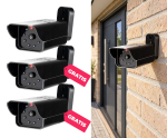 Dummy Beveiligingscamera Bullet Zwart met LED
