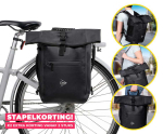 Dunlop 4-in-1 Fietsrugzak Waterdicht 25l - Van Rugzak Naar Fietstas In Eén Klik!