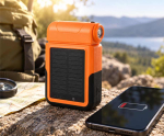 Powerbank op Zonne-energie 10.000 mAh met Zaklamp