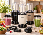 Smoothie Blender 600W met 3 Bekers