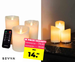 Oplaadbare LED Kaarsen Set van 3