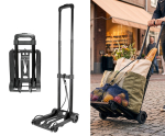 Opvouwbare Trolley Kunststof Zwart