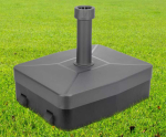 Verrijdbare Parasolstandaard Voor Staande Of Dubbele Parasol - Vulbaar Tot 40KG!