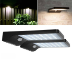 Ultra Dunne Solar Sensor Buitenlamp Zwart