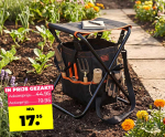 Tuinbankje Klushulp Opbergruimte Opvouwbaar - Ook ideaal Voor Kamperen!