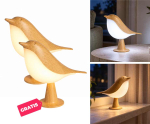 Vogellamp Draadloos Oplaadbaar 3 Lichtkleuren